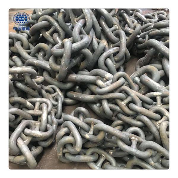 76MM Grade U3 marine chain In Stock  Black Painted In Stock