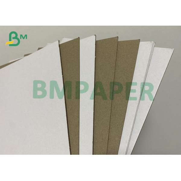 1200gsm Couche Duplex Thick Board Sheet White Gray One Side Coated