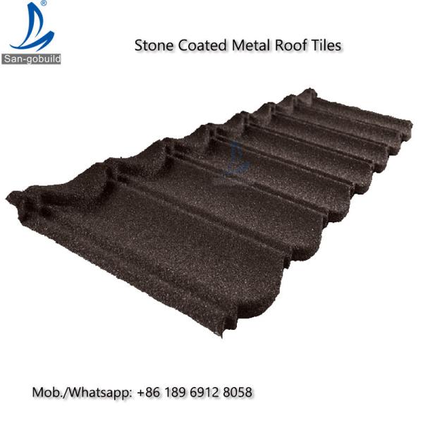 Bond Tile GL Stone Coated Aluminum Roofing Sheet 0.4mm Thickness ISO9001 / CE / Soncap  Stone Coated Aluminum Roofing Sh