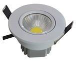 Waterproof IP65 Led Cob Downlight , 7 Watt Recessed Led Bathroom Downlights