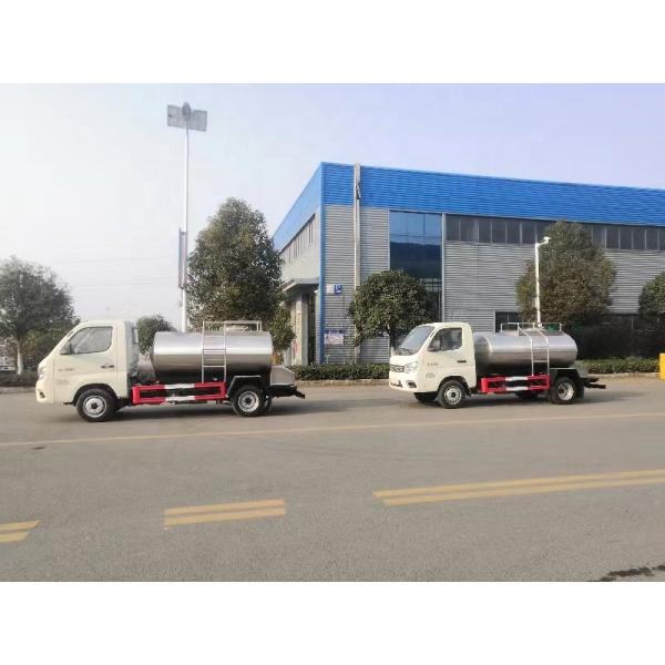 FOTON 4X2 Véhicule de transport de lait Camion-citerne en acier inoxydable