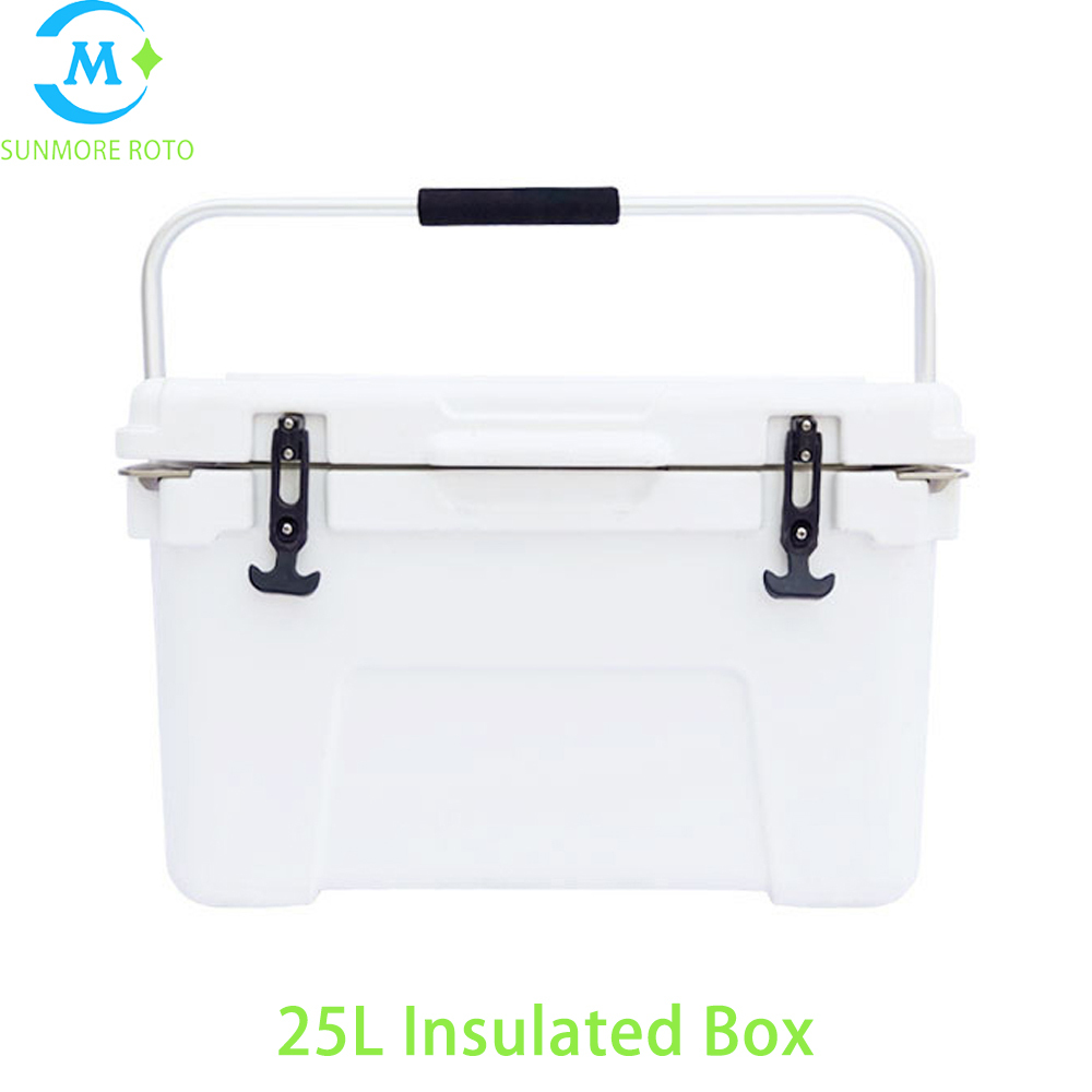 SUNMORE Factory 25L Food-Grade Rotomolded Cooler for Picnic & Outdoor Catering