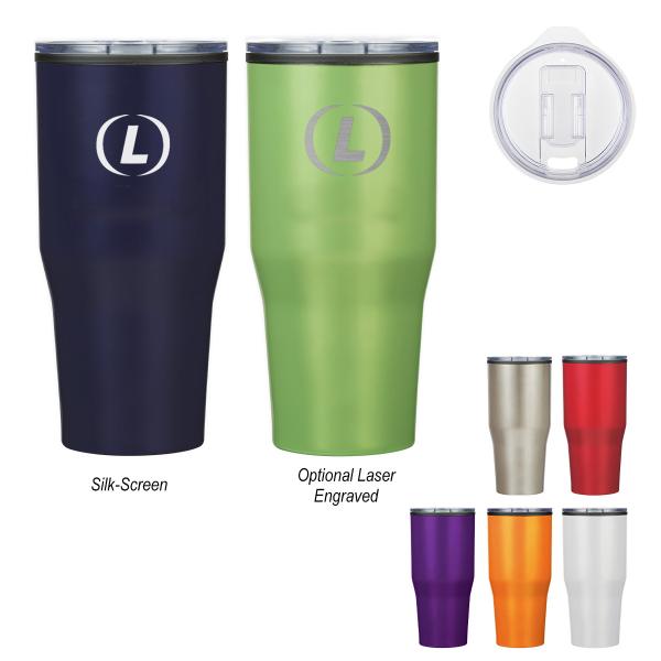 Custom Stainless Steel Tumbler Bottle , 30OZ Double Wall Vacuum Insulated Tumbler