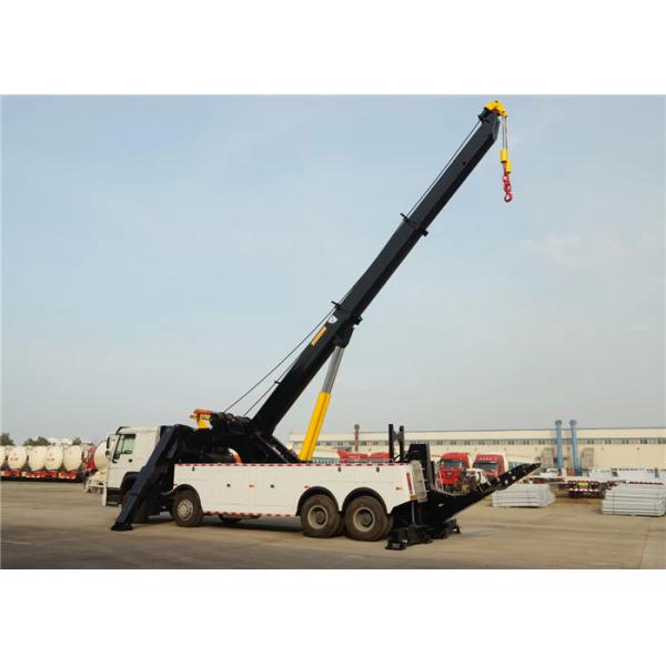 Heavy Duty Wrecker Tow Truck 8x4 12 Wheels 371hp 50tons 50T For Road Rescue