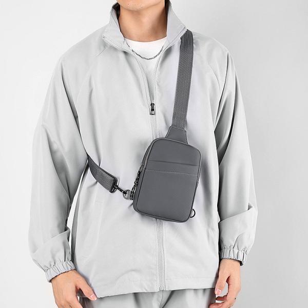 Daily Life Custom Nylon Sling Unisex Teens Small Sport Men Pouch for Men and OEM/ODM