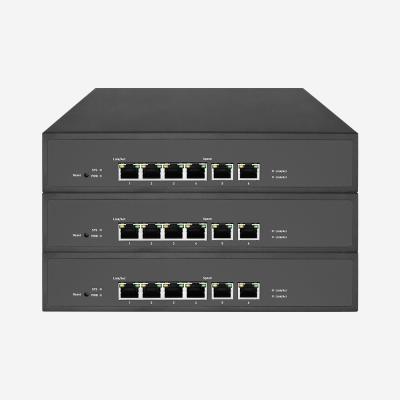 6 RJ45 POE+ Switch Built In Power Supply With IGMP Snooping For Networking