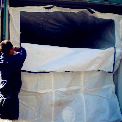 Custom Plastic PP Container Big Bags Grains Dry Bulk Shipping Container Liner For 20ft Container