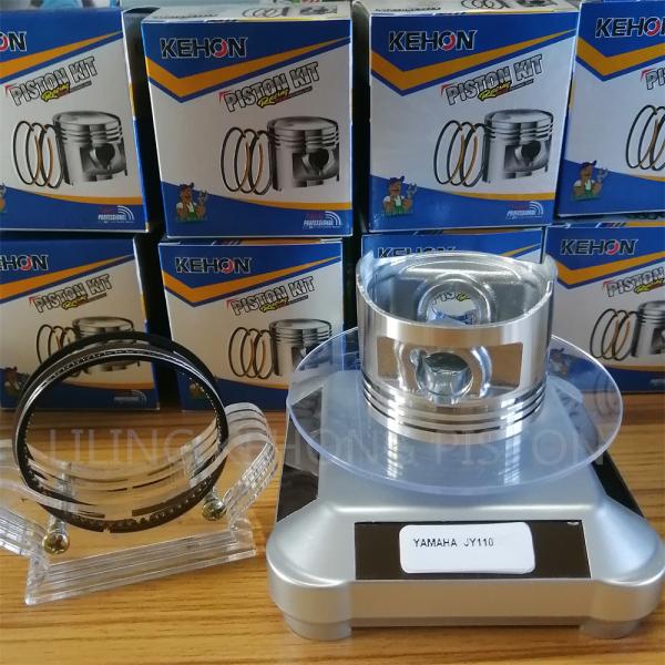 Durable JY110 Yamaha Motorcycle Pistons Kit 49mm CLY DIA Aluminum Alloy