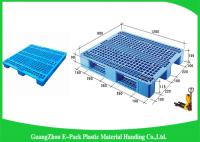 Páletes plásticas pequenas da única cara com tubos de aço para dentro, dever claro Mini Plastic Pallets
