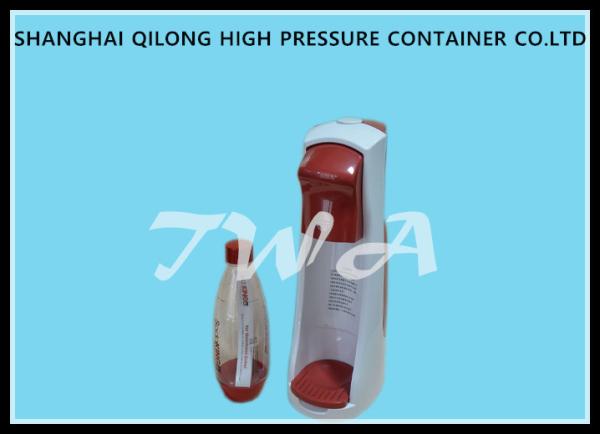 Safe soda water maker for home use with 0.6L Cylinder and PET bottle