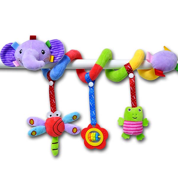 игрушка Pram спирали слона 35cmx18cm не токсическая для младенцев