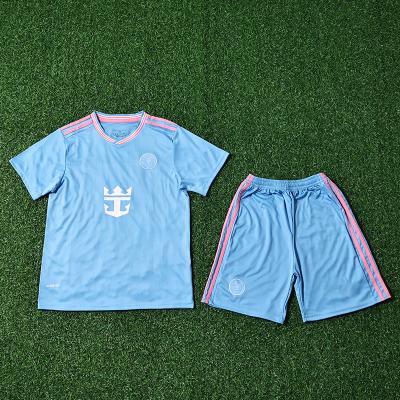 Inter Milan Miami 2025-2026 Saison deuxième sortie Fan Edition Jersey pour enfants style Messi