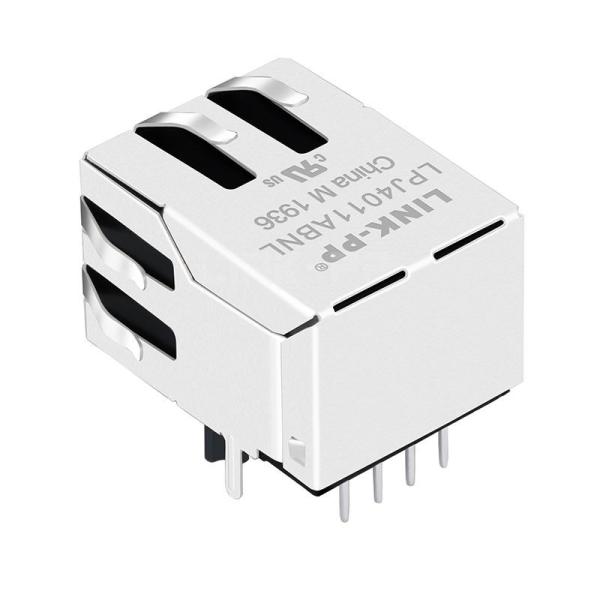 Pulse JX0011D21BNL Compatible LINK-PP LPJ4011ABNL 10/100 Base-T Tab Down Green/Yellow Led 1x1 Port RJ45 Jack Price