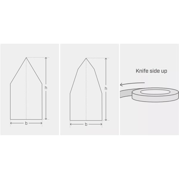 Оптовые лезвия плашки правила умирают режа лезвие зигзага вырезывания плашки ножа резать плашки вырезывания правила стальное Creasing