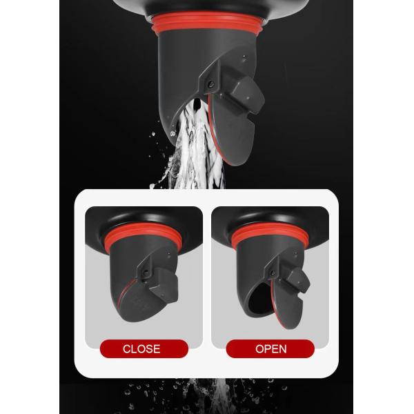 4 Inch Bathroom Floor Drain Stainless Steel With Matte Black Matte Grey Color