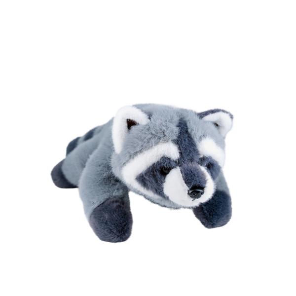 Customized Color Lifelike Stuffed Animals Kids Small Raccoon Plush Toy 30cm Size