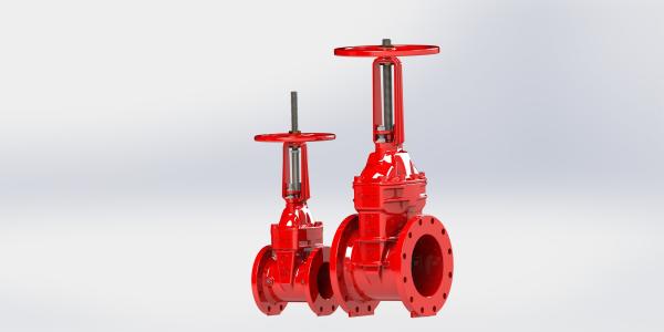 Flange Or Groove Type Non Rising Stem Resilient Seated Valve
