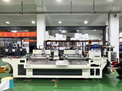 3500*1300*1600mm Barcode Sticker Cutting Machine with 5.8 KW Foiling Device Power