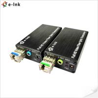 Mini-type DVI Fiber Optic Extender with external stereo