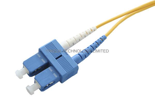 Optical Pigtail SC UPC SM Simplex 3mm 1Meter Yellow Optical  Cable LSZH G.652D