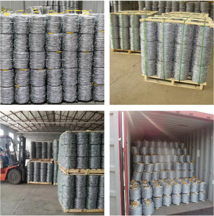 Extra Sharp Points Heavy Gauge Hot Dip Galvanized Razor Barbed Wire for Industrial Security