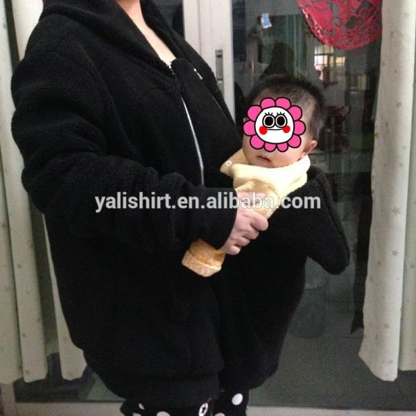 Custom babywearing high quality baby carrier coat /jacket with hoody