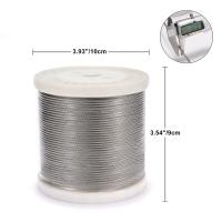 Cable en acier inoxydable T316 standard BS 1/8