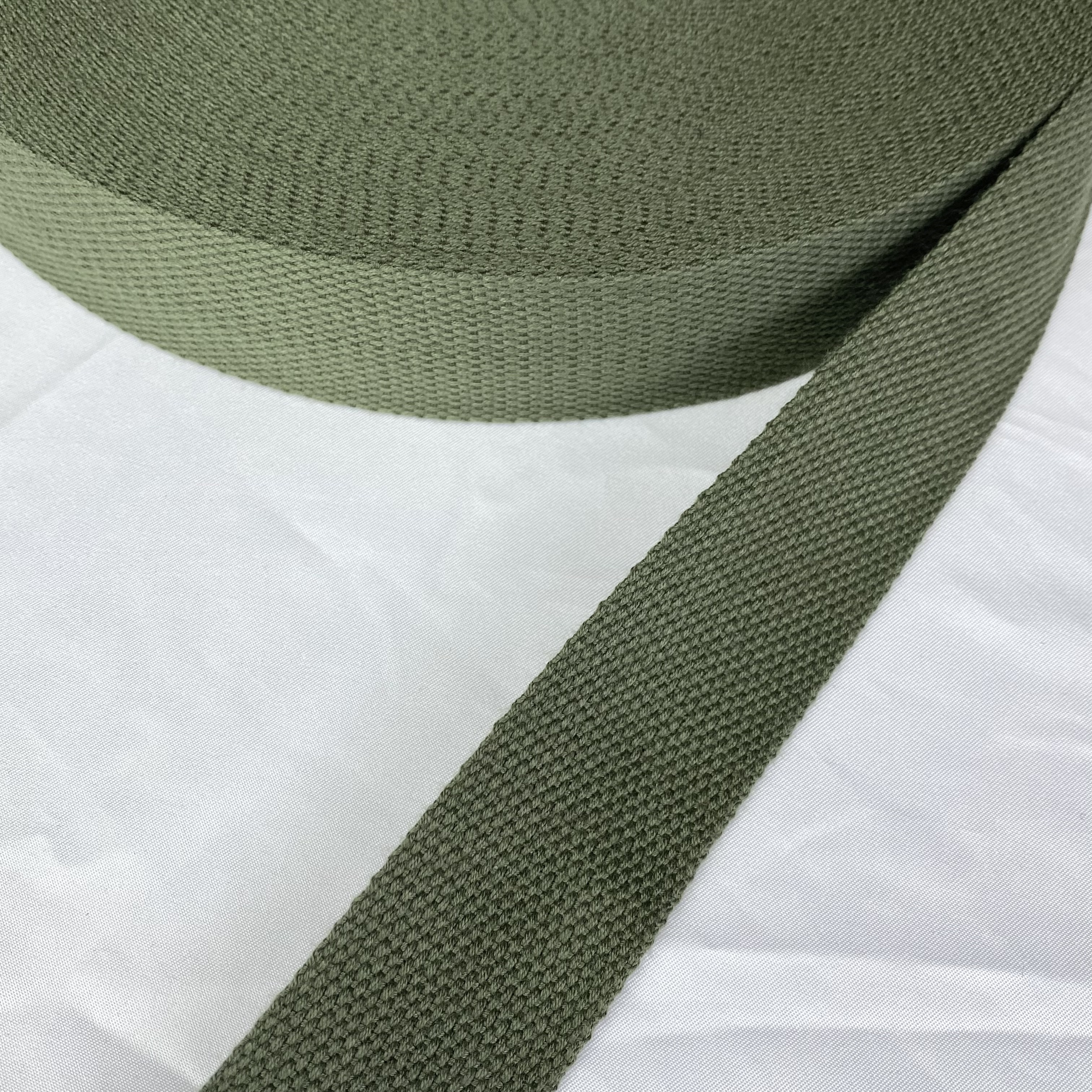 Soft bead Polyester-cotton webbing in a variety of colors Dupont Tote bag strap Textiles
