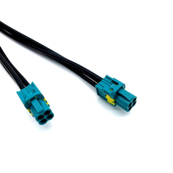 4P Мужчина-мужчина мини-кабель Факра 50омм Код Z Pigtail Fakra Женщина Джек-Факра Z Мужчина Стыковочный кабель RG316