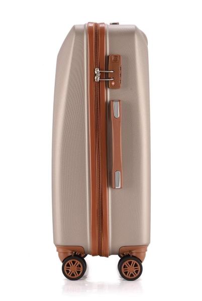ABS Luggage Set 3 Piece Set With Camouflage PC Printing,   Recessed Plane Wheel Durable  TSA Lock  Aluminium Trolley
