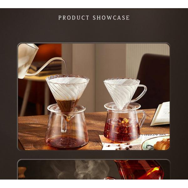 Coffee Paper Filter V-shaped for Modern Eco-Friendly Disposable Brown Cone-Shaped Design