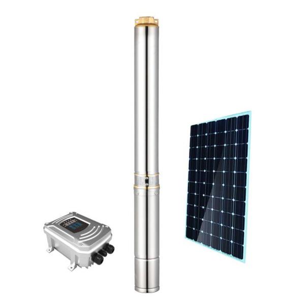 Solar Panel Submersible Deep Well Water Pump DC Brushless Stainless Steel For Farm