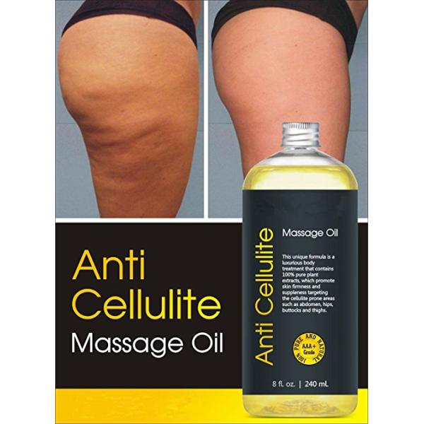 Celulitis antis de las plantas del 100% de los extractos del cuerpo del aceite puro del masaje que promueven firmeza de la piel