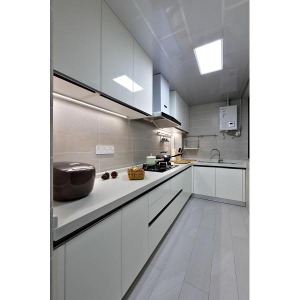 Modular Cabinets Melamine Marble Counptertop Furniture Kitchen Cabinets