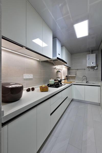 Modular Cabinets Melamine Marble Counptertop Furniture Kitchen Cabinets