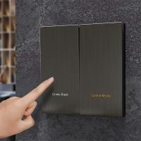Interruptor da luz esperto 86mm da casa KNX de Laffey para a lâmpada de controlo