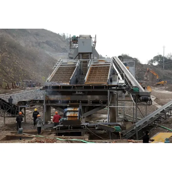 3 Layer 4 Deck Vibrating Screen 2 Deck Stone Vibrating Screen