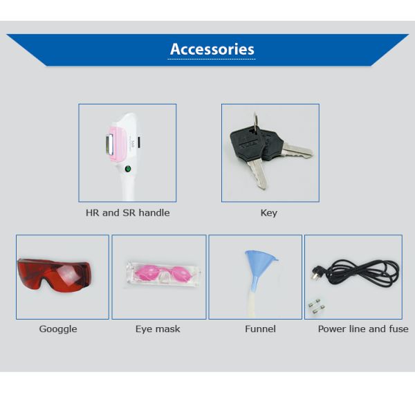 360 Magneto-optics laser Beauty Machine Vertical laser hair removal machine Laser mole removal Multi-handle laser machine