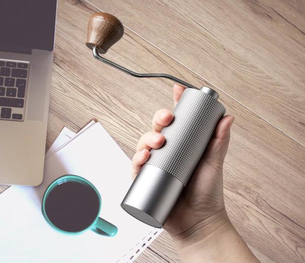Manual Industrial Hand Coffee Grinder Professional Stainless Steel Burr Core
