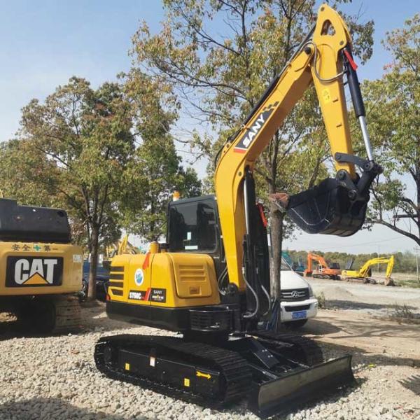 Used SANY SY60 Crawler Excavator Little Size 0.28m3 Bucket Capacity