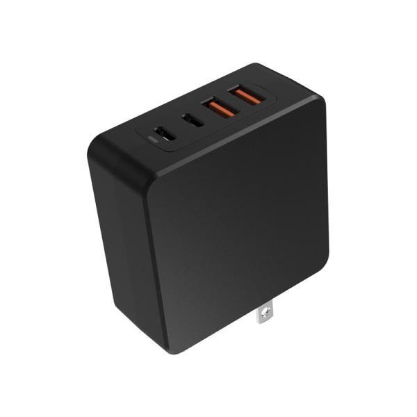 High Speed  4 Ports 120W GaN USB Charger PD QC4.0 Foldable US Plug