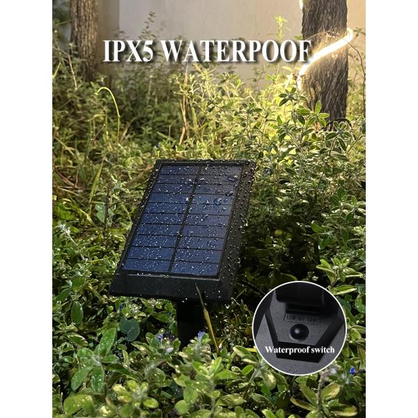 Flexible Solar Strip Light for Home Decor Wedding Christmas 2835 LEDs Waterproof IP65