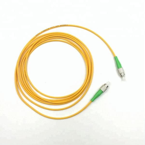 Cabo de remendo amarelo da fibra ótica do SC APC de G657A