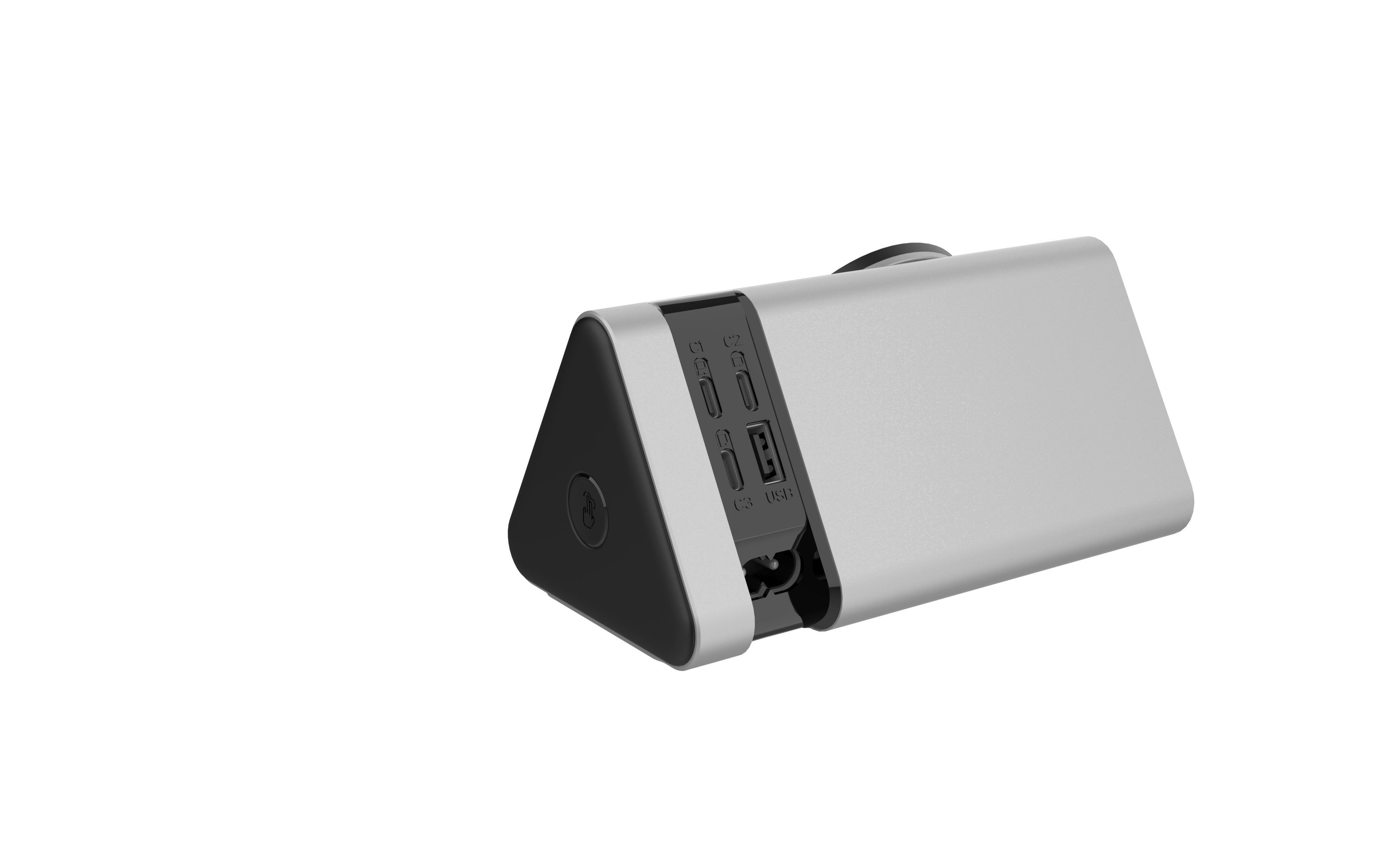 Multifunctional Desktop Wireless Power Bank Station with LED Display USB 130W