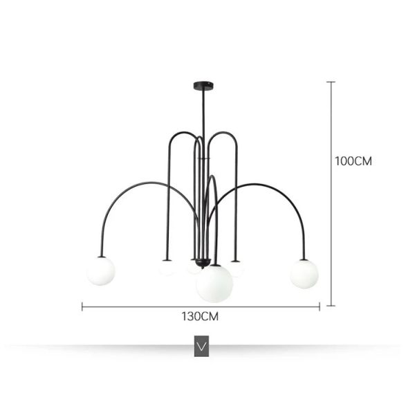 Nordic Minimalist Pendant Light for Living Room Restaurant Lamp（WH-AP-668）