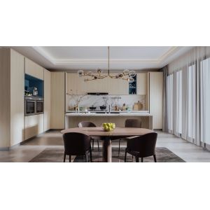 Barbados Hotel Project Customized Modern Kitchen Cabinet Furniture