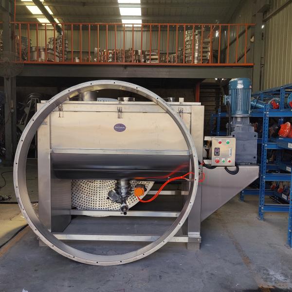 Stainless Steel 304 Ribbon Rice Mixer Powder Machine Plywood Packing