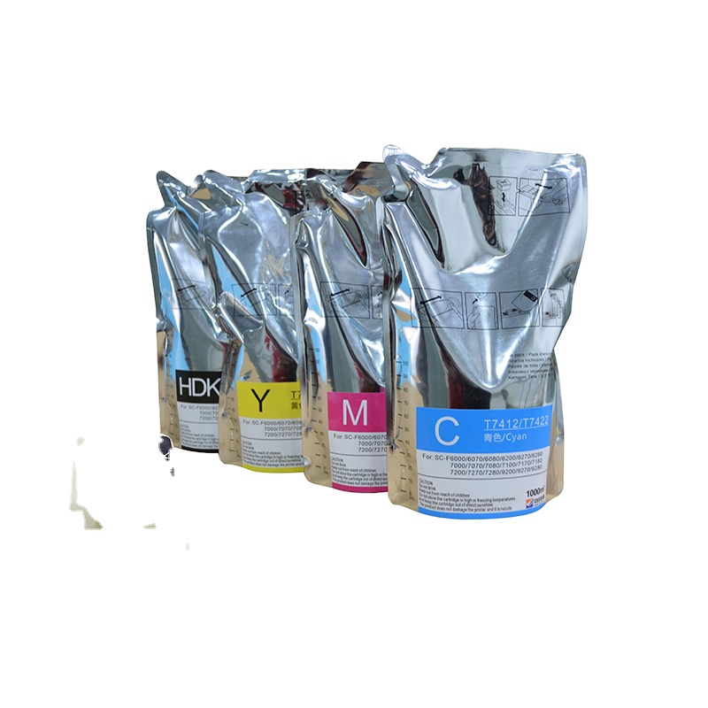 FCOLOR 1100ML High Density Black Sublimation Ink Packs for Epson SureColor SC F6370 F9470