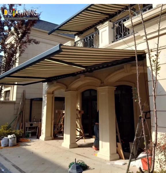 Courtyard Balcony Shop Electric Telescopic Awning