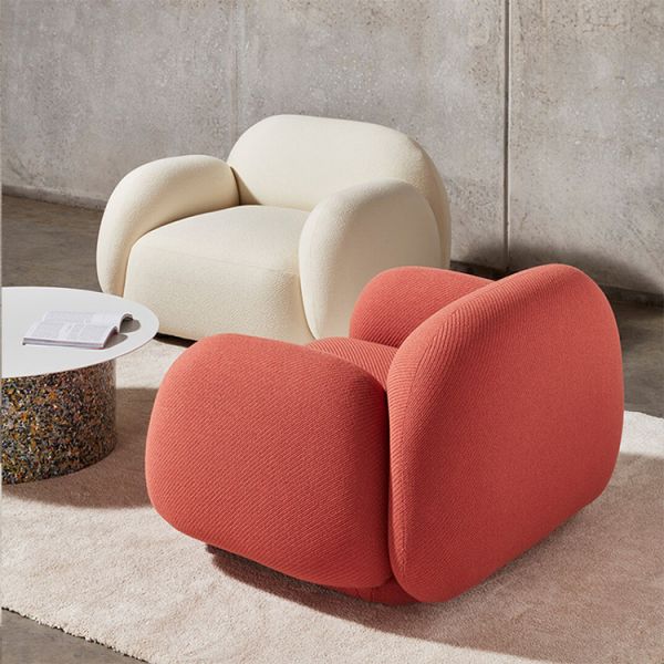 Modern Home Couch Furniture Living Room Modulares White Teddy Boucle Fabric Sectional Wolke Sofa Comfortable Upholstered 3 Seat